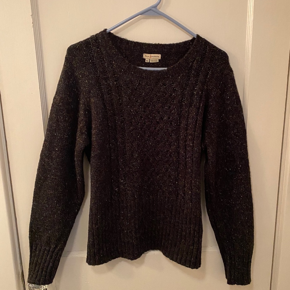 Women’s Royal Robbins Cabled Pullover Sweater, Size XL